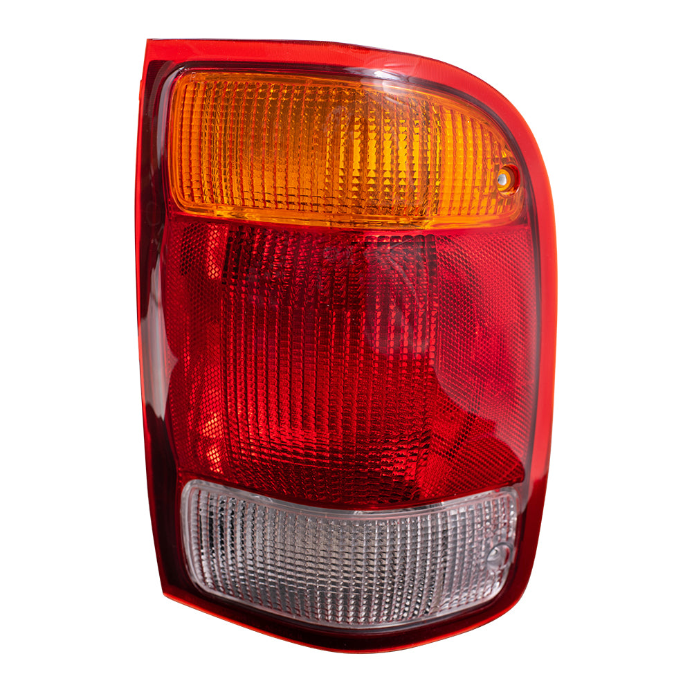 Brock Replacement Driver and Passenger Taillights Tail Lamps Compatible with 1998-1999 Ranger Pickup Truck F87Z13405BA F87Z13404BA