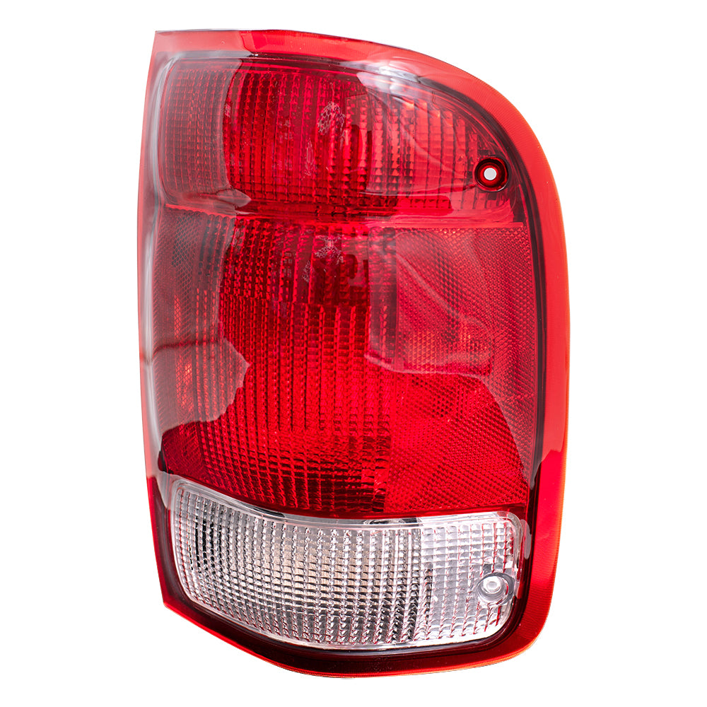 Brock Replacement Driver and Passenger Taillights Tail Lamps Compatible with 2000 Ranger Pickup Truck YL5Z13405AA YL5Z13404AA