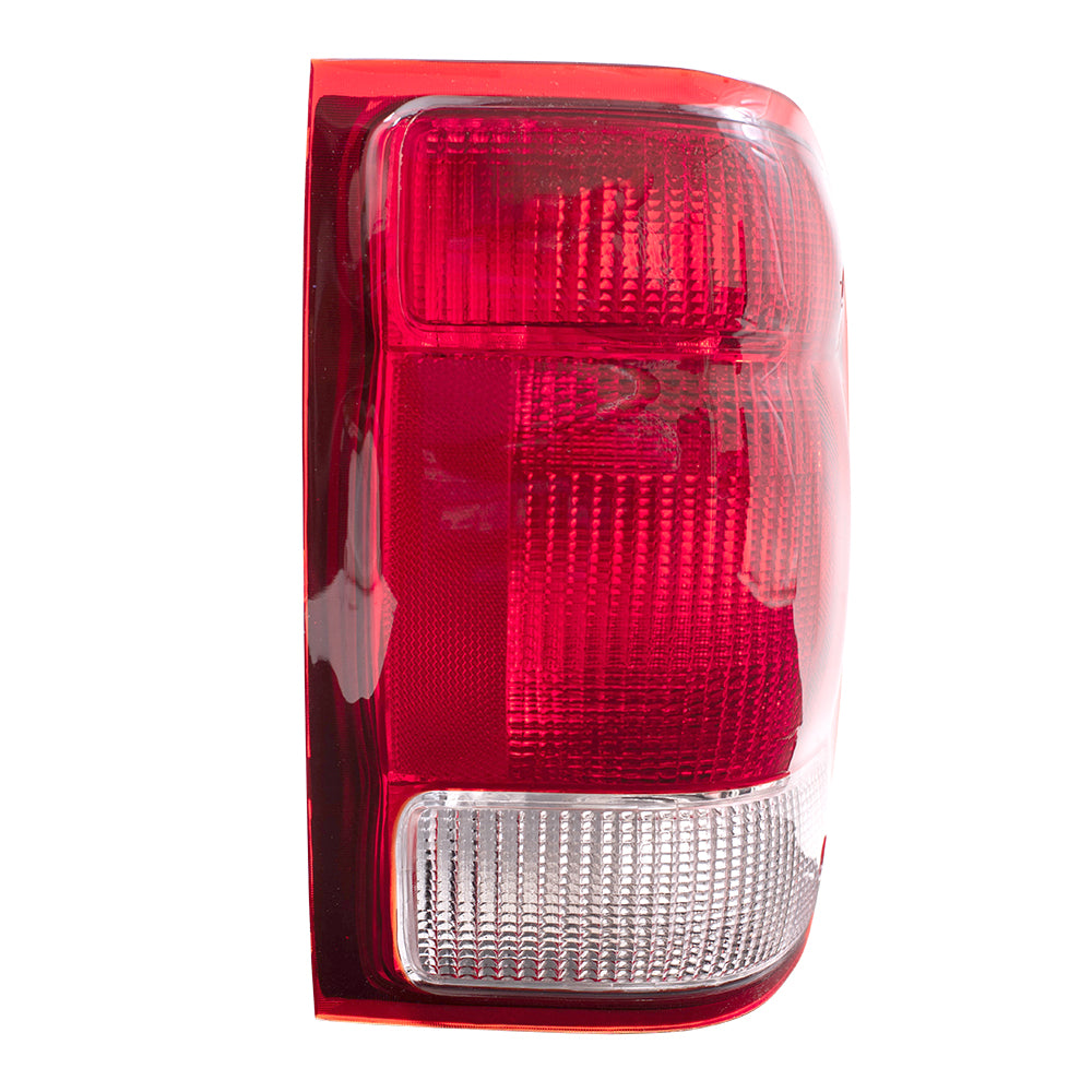 Brock Replacement Driver and Passenger Taillights Tail Lamps Compatible with 2000 Ranger Pickup Truck YL5Z13405AA YL5Z13404AA