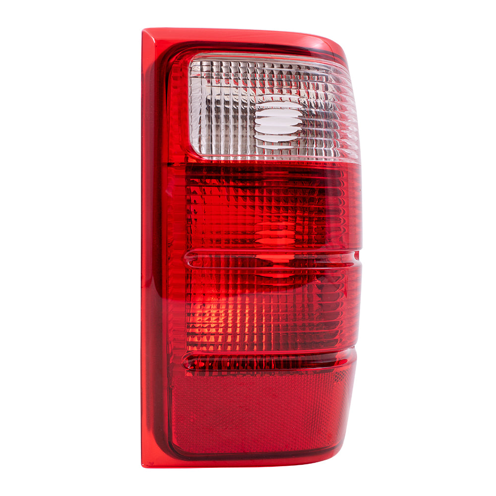 Brock Replacement Driver and Passenger Taillights Tail Lamps Compatible with 2001-2005 Ranger Pickup Truck 1L5Z13405BA 1L5Z13404BA