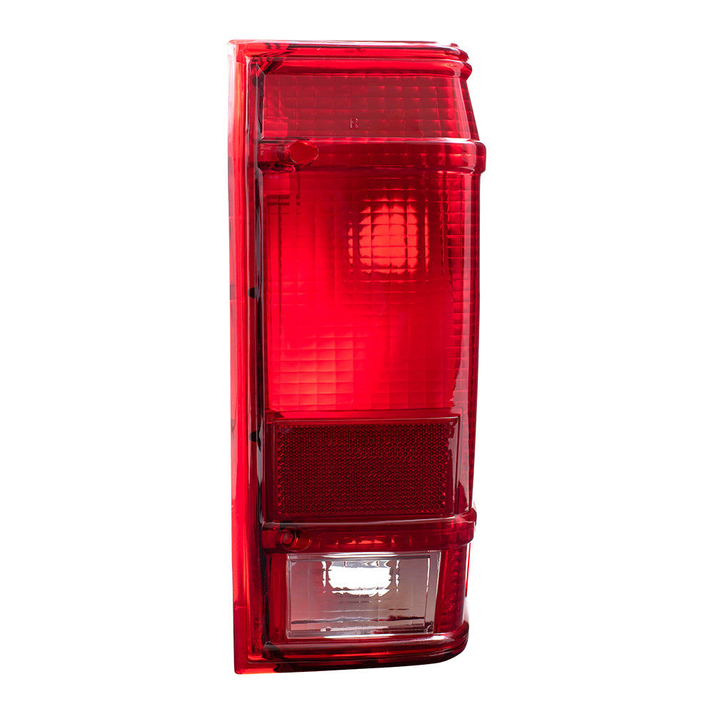 Brock Replacement Driver and Passenger Taillights Tail Lamps Compatible with 1983-1990 Ranger Pickup Truck E9TZ13405A E9TZ13404A