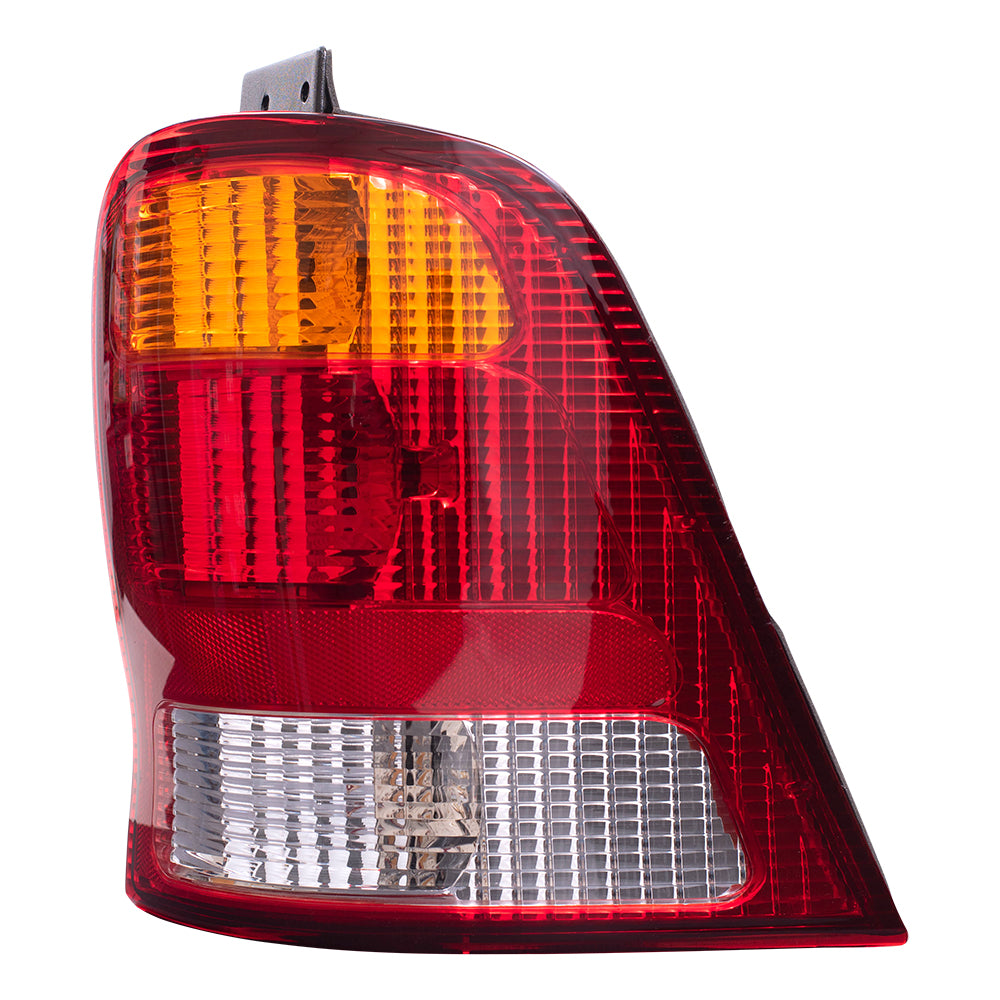 Brock Replacement Driver and Passenger Taillights Tail Lamps Compatible with 1999-2003 Windstar Van 3F2Z13405CA 3F2Z13404CA