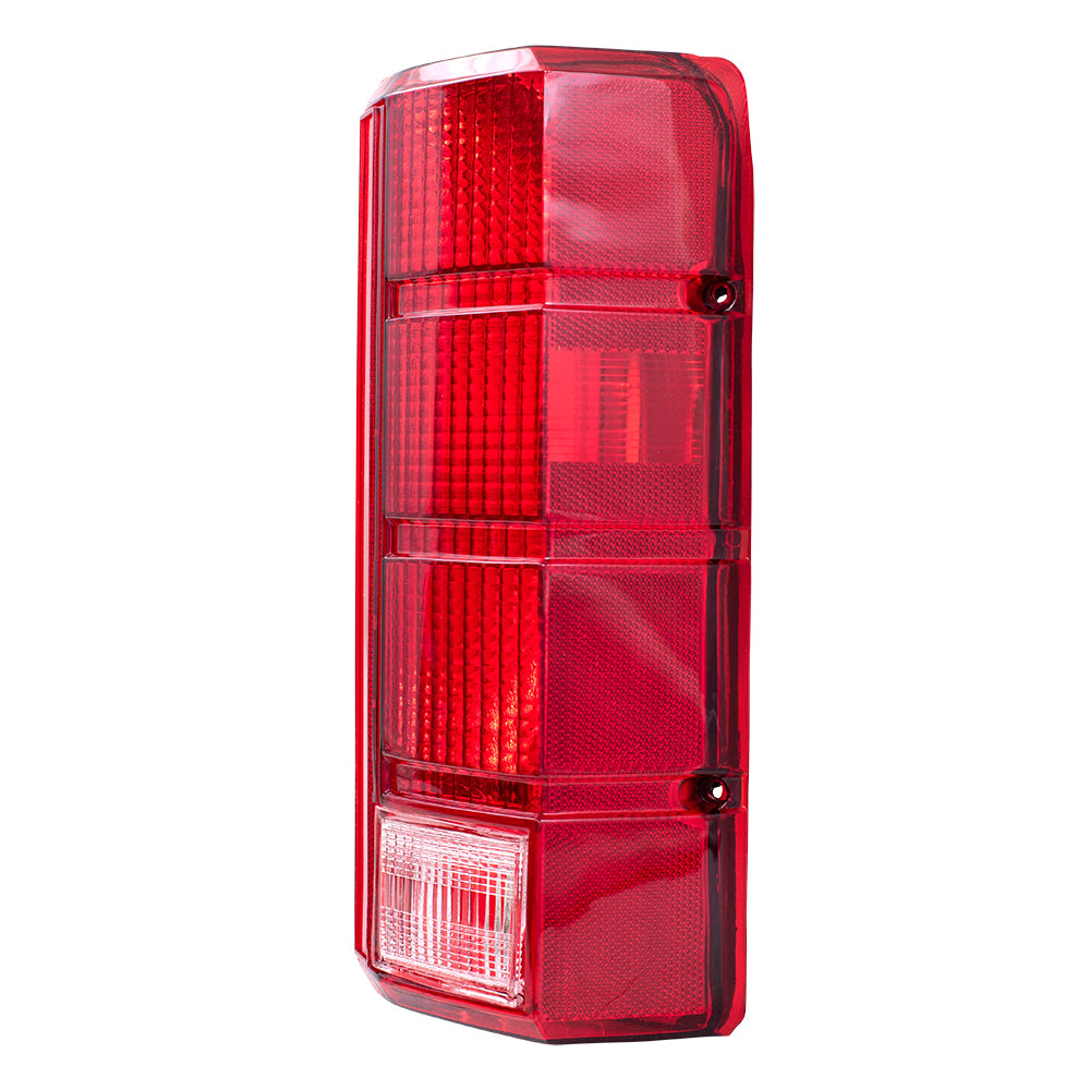 Brock Replacement Driver and Passenger Taillights Tail Lamps Compatible with 1980-1986 F150 F250 F350 Styleside Pickup Truck Bronco E4TZ13405B E4TZ13404B