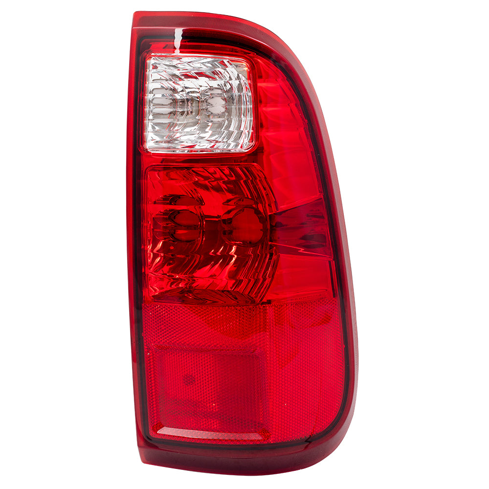 Brock Replacement Driver and Passenger Taillights Tail Lamps Compatible with 2008-2016 F250 Super Duty Pickup Truck BC3Z13405A BC3Z13404A