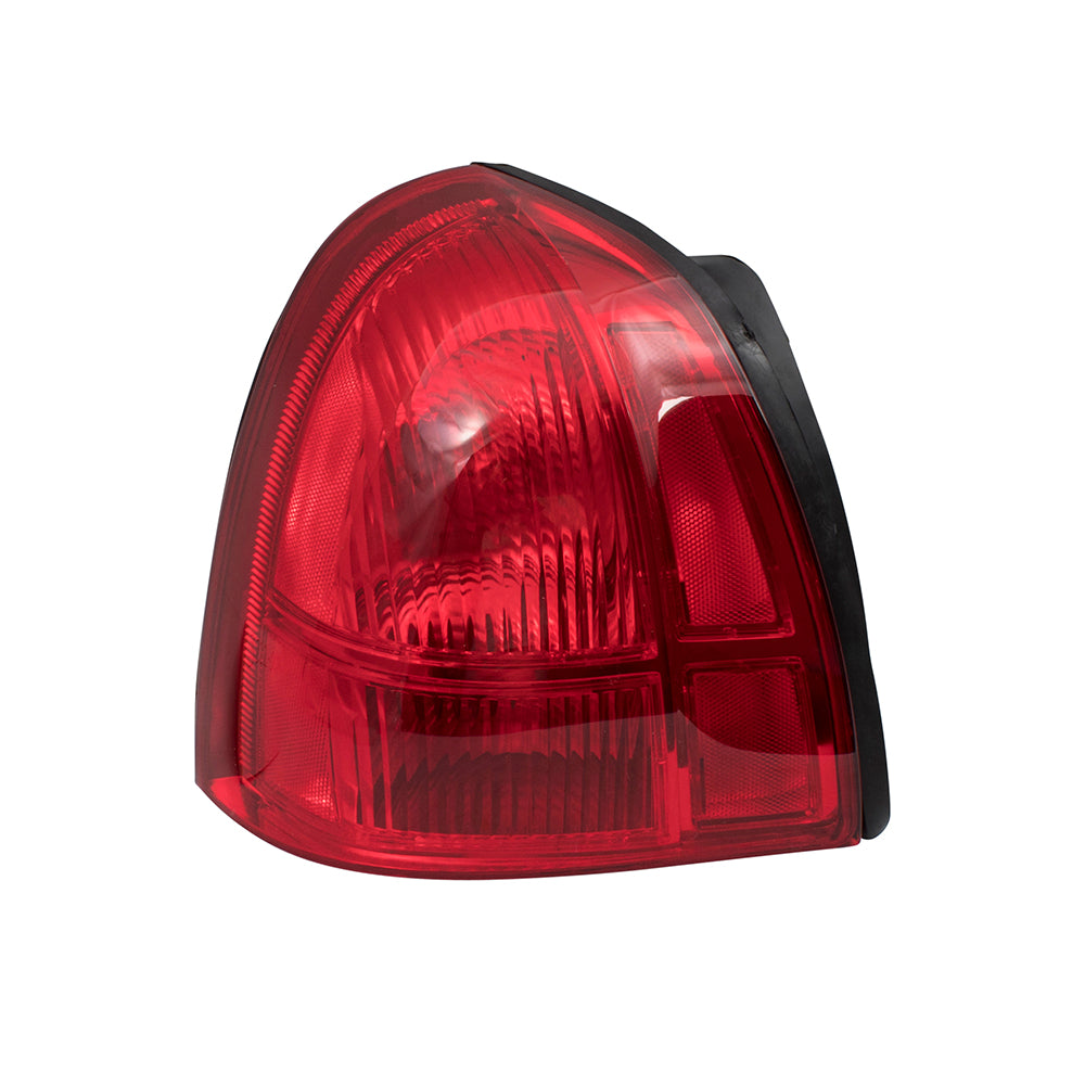 Brock Replacement Driver and Passenger Taillights Tail Lamps Compatible with 2003-2011 Town Car 3W1Z13405AA 3W1Z13404AA