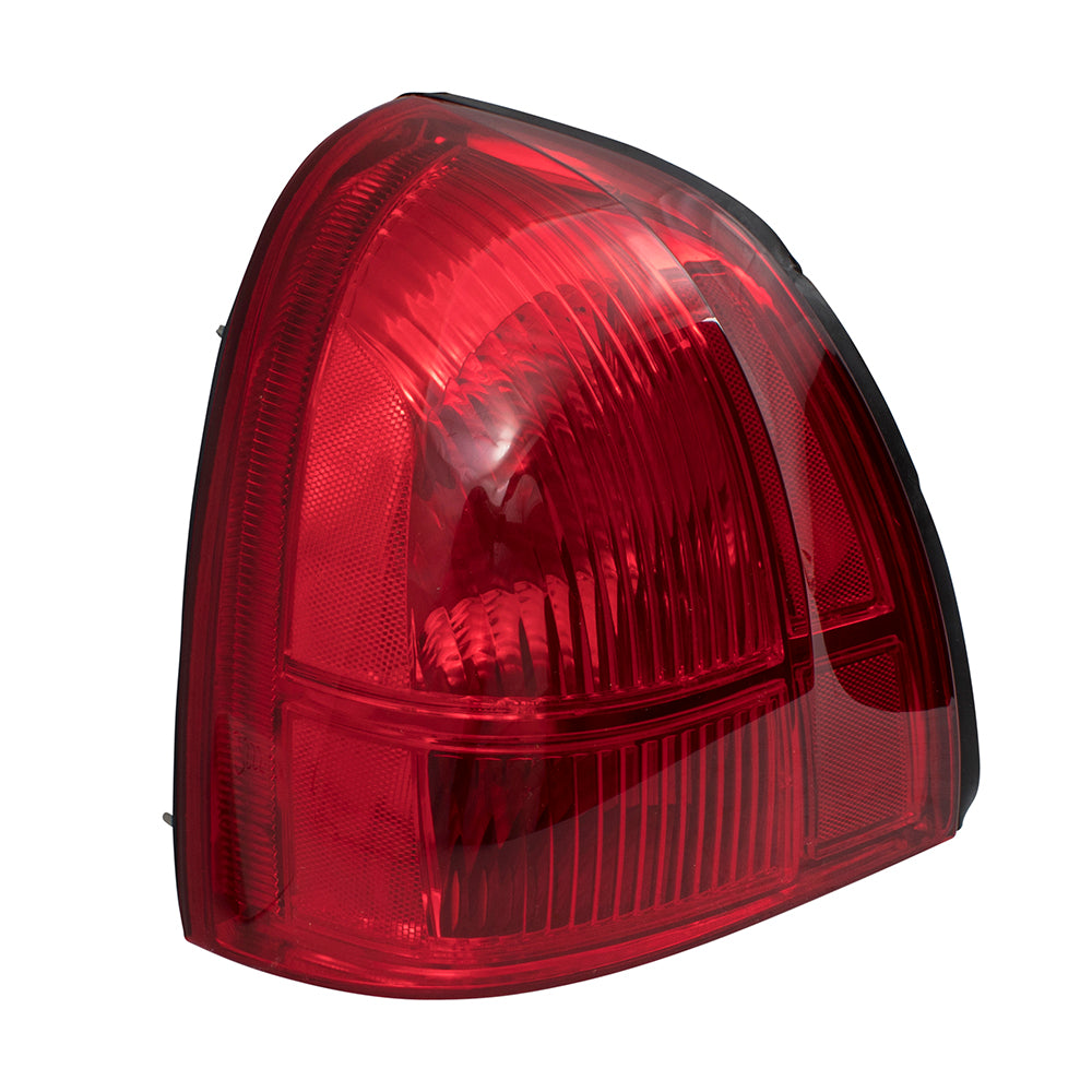 Brock Replacement Driver and Passenger Taillights Tail Lamps Compatible with 2003-2011 Town Car 3W1Z13405AA 3W1Z13404AA