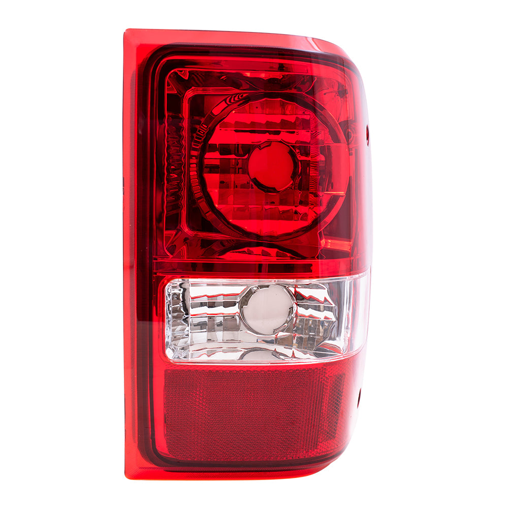 Brock Replacement Driver and Passenger Taillights Tail Lamps Compatible with 2006-2011 Ranger Pickup Truck 6L5Z13405AA 6L5Z13404A