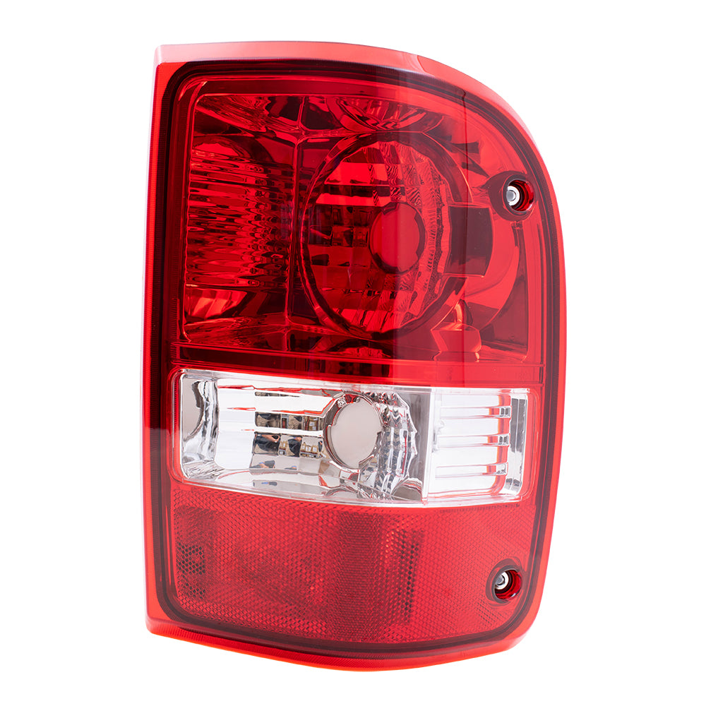 Brock Replacement Driver and Passenger Taillights Tail Lamps Compatible with 2006-2011 Ranger Pickup Truck 6L5Z13405AA 6L5Z13404A