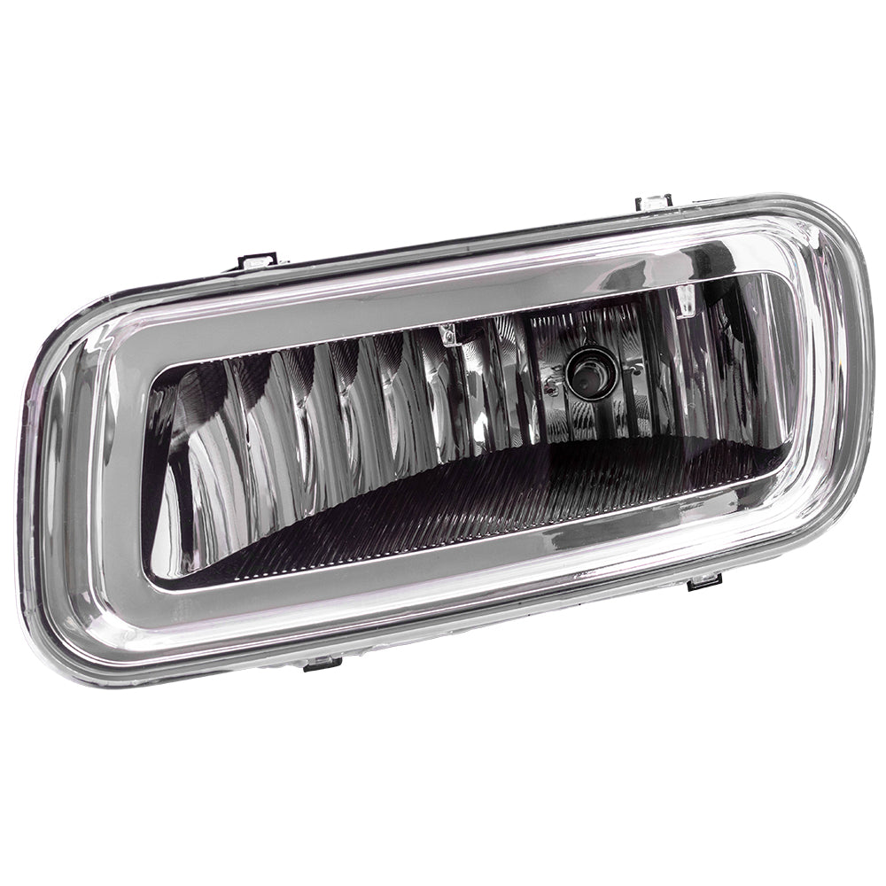 Brock Replacement Drivers Fog Light Rectangular Lamp Compatible with 2004-2006 F150 Pickup Truck 5L3Z15201A