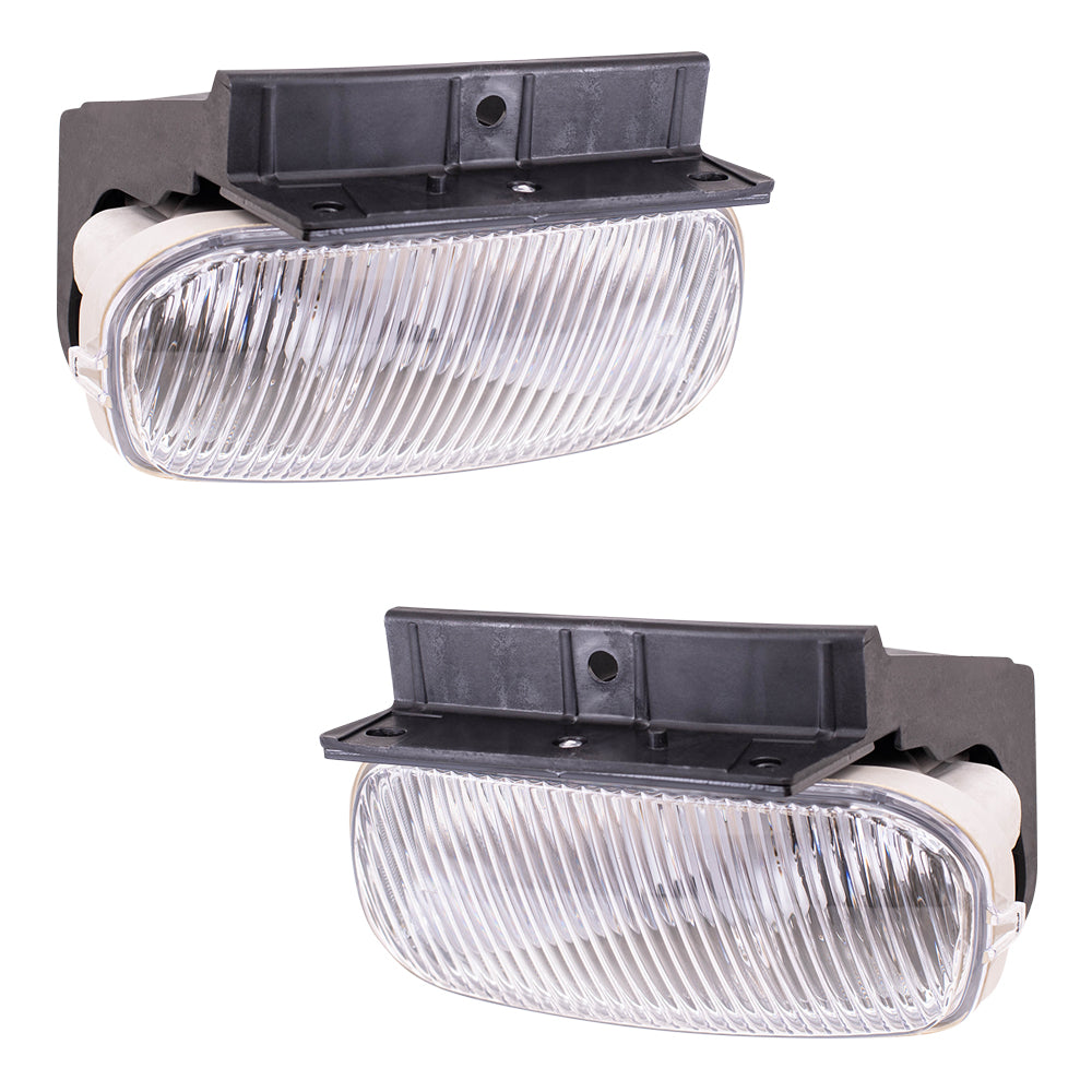 Brock 3225-0010LR Fog Light Assembly Set Compatible With 98-00 Ford Ranger 98-10 Mazda B Series