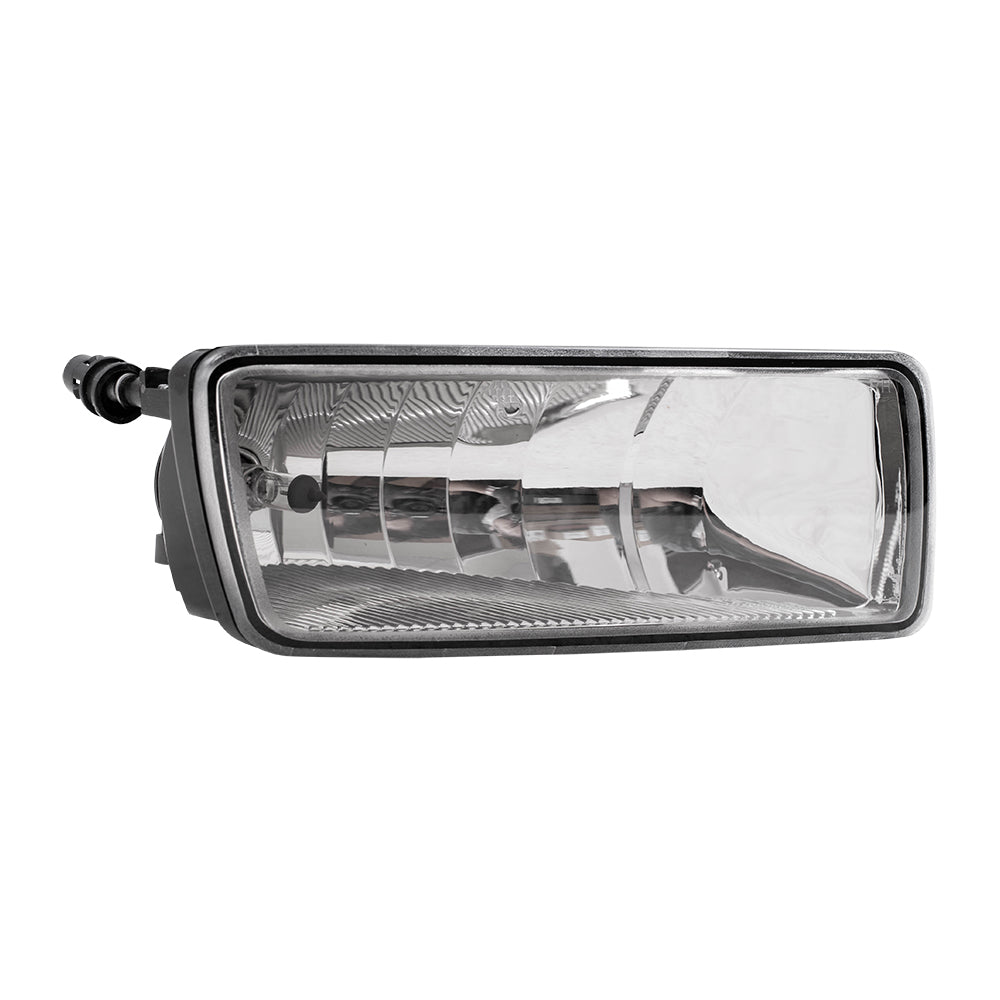 Brock Replacement Passengers Fog Light Clear Rectangular Lens Compatible with 2006-2010 Explorer & 2008-2010 Explorer Sport Trac Pickup 6L2Z15200AA