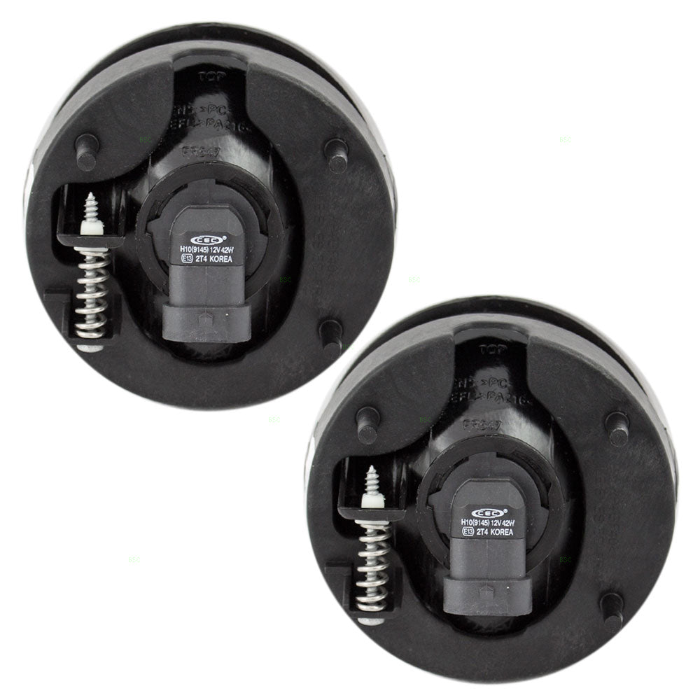 Brock Replacement Pair of Fog Lights Lamps Compatible with 2008-2011 Ranger Pickup Truck AL1Z15200A