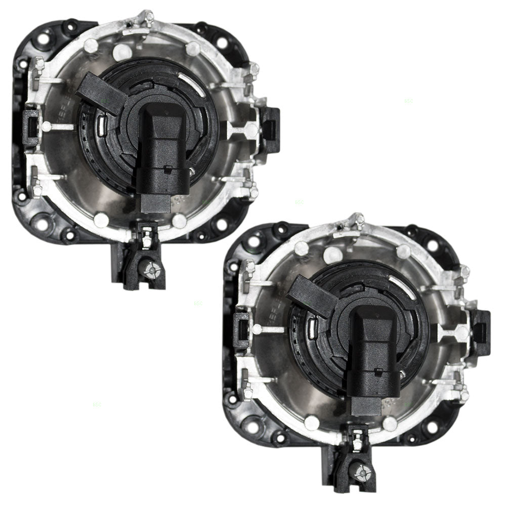 Brock Replacement Pair of Fog Lights Lamps Compatible with 2004-2005 Taurus Sable 3W3Z 15200 AB