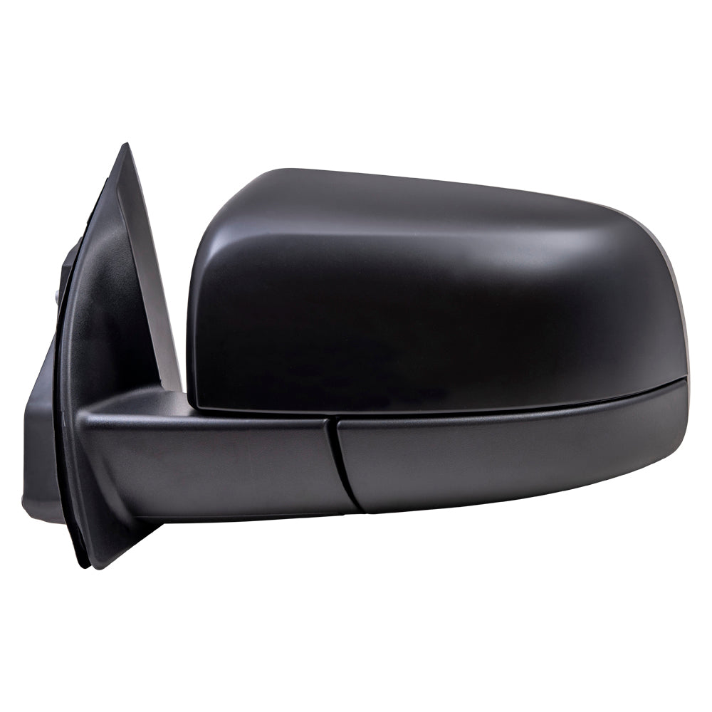 Brock Aftermarket Replacement Driver Left Power Mirror Paint to Match Black with Spotter Glass-Manual Fold without Heat-Blind Spot Detection Compatible with 2019-2021 Ford Ranger