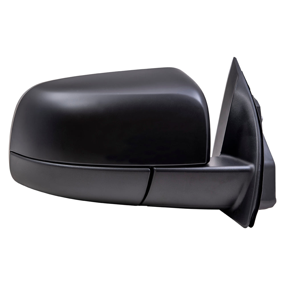 Brock Aftermarket Replacement Passenger Right Power Mirror Paint to Match Black with Spotter Glass-Manual Fold without Heat-Blind Spot Detection Compatible with 2019-2021 Ford Ranger