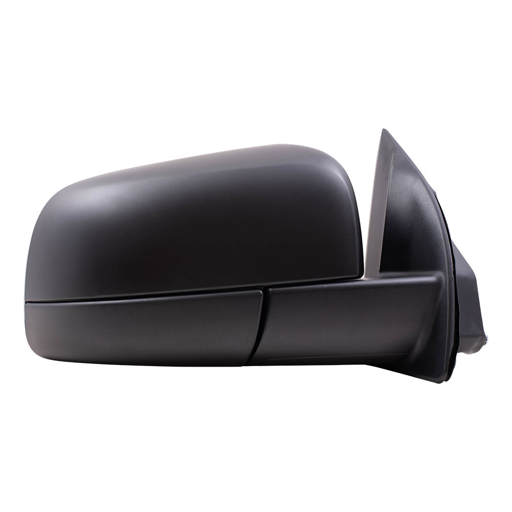 Brock Replacement Passenger Side Power Mirror Paint to Match Black with Power Fold and Blind Spot Detection without Heat or Signal Compatible with 2019-2021 Ranger