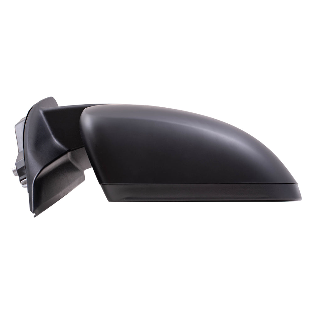 Brock Replacement Passenger Side Power Mirror Paint to Match Black with Power Fold and Blind Spot Detection without Heat or Signal Compatible with 2019-2021 Ranger