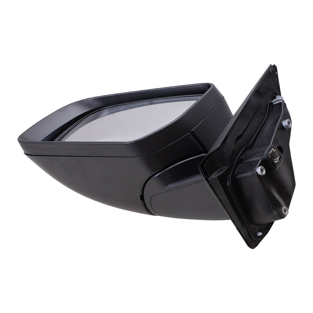 Brock Replacement Driver Side OEM Substitute Power Mirror Paint to Match Black without Heat or Spotter Glass Compatible with 2019-2021 Ranger