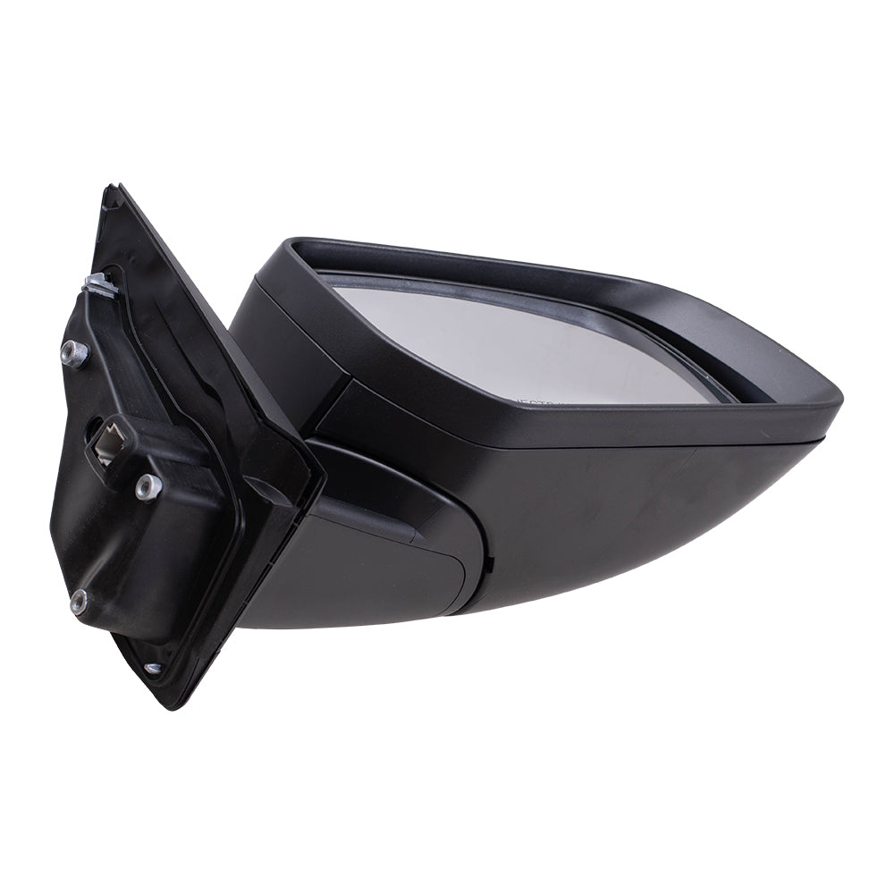 Brock Replacement Passenger Side OEM Substitute Power Mirror Paint to Match Black without Heat or Spotter Glass Compatible with 2019-2021 Ranger