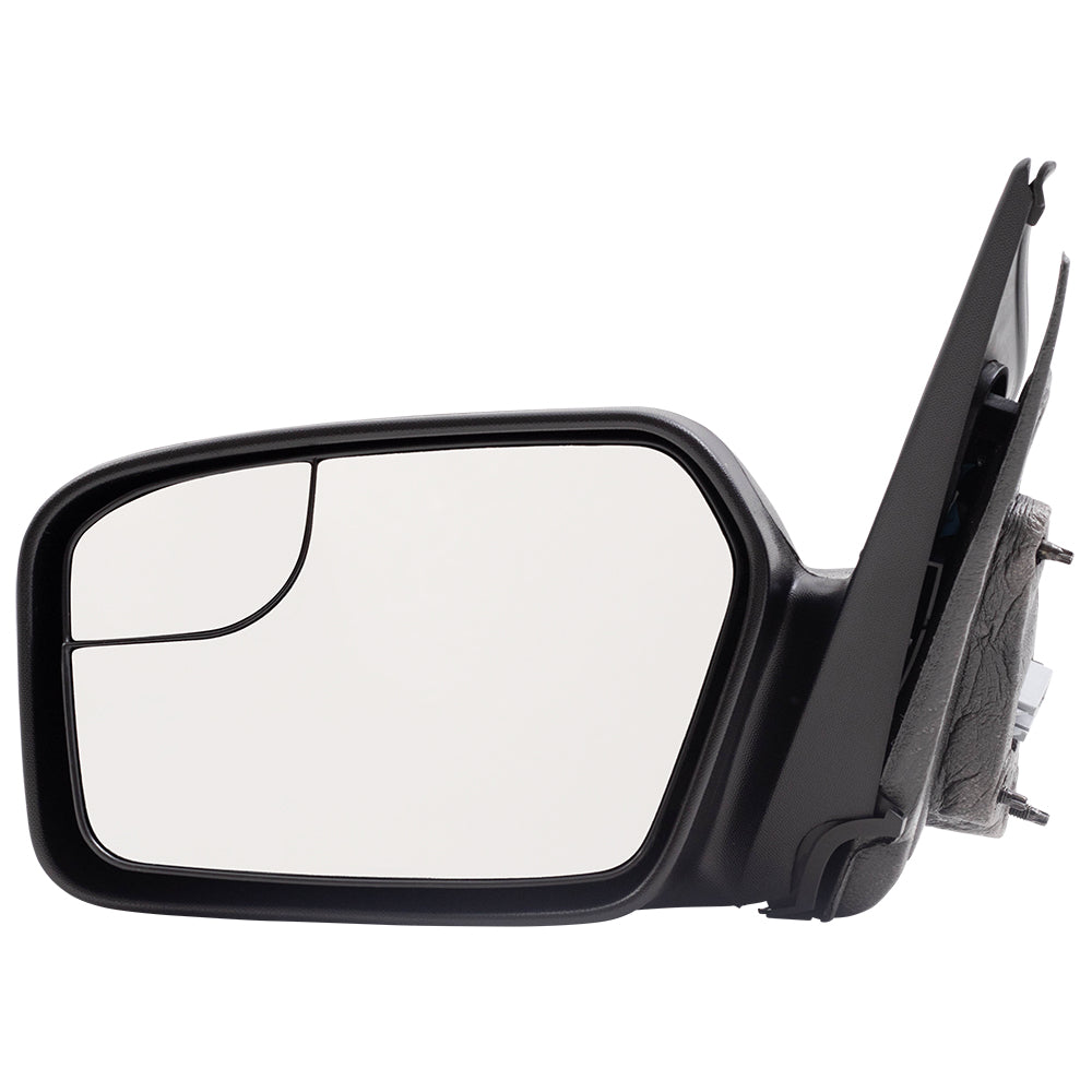 Brock Aftermarket Replacement Driver Left Power Mirror Textured Black without Heat-Puddle Light-Blind Spot Information System Compatible with 2011-2012 Ford Fusion