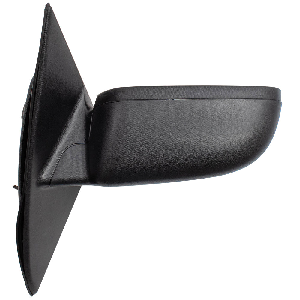 Brock Aftermarket Replacement Driver Left Power Mirror Textured Black without Heat-Puddle Light-Blind Spot Information System Compatible with 2011-2012 Ford Fusion