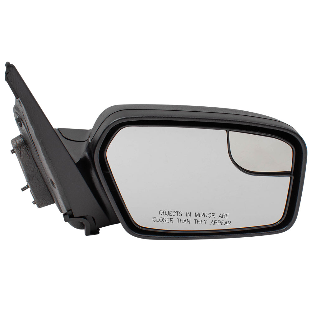 Brock Replacement Passenger Side Power Mirror Textured Black without Heat, Puddle Light or Blind Spot Information System Compatible with 2011-2012 Fusion