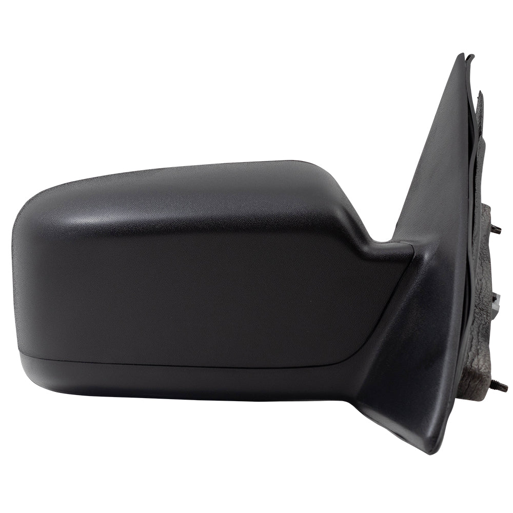 Brock Replacement Passenger Side Power Mirror Textured Black without Heat, Puddle Light or Blind Spot Information System Compatible with 2011-2012 Fusion