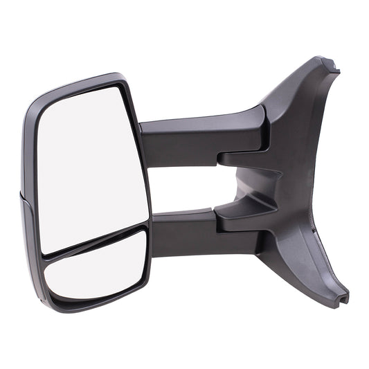 Replacement Driver Side Door Power Mirror with Dual Long Arms Compatible with 2015-2019 Transit Van with Low Roof