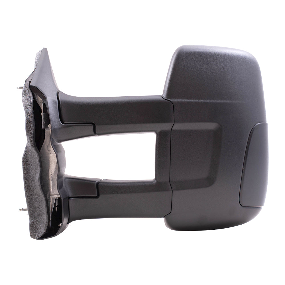 Replacement Set Driver and Passenger Side Door Power Mirrors with Dual Long Arms Compatible with 2015-2019 Transit Van with Low Roof