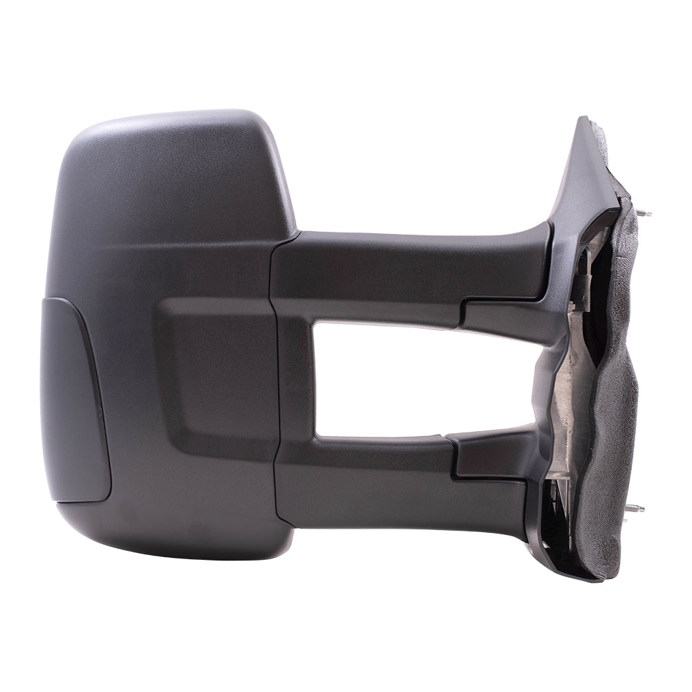 Replacement Passenger Side Door Power Mirror with Dual Long Arms Compatible with 2015-2019 Transit Van with Low Roof