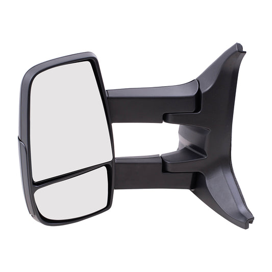 Replacement Driver Side Door Power Mirror with Dual Long Arms Compatible with 2015-2017 Transit Van with Medium or High Roof