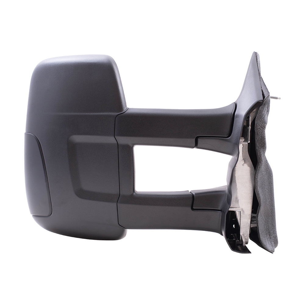 Replacement Passenger Side Door Power Mirror with Dual Long Arms Compatible with 2015-2017 Transit Van with Medium or High Roof