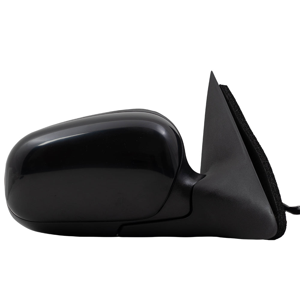 Brock Replacement Driver and Passenger Side Power Mirrors Paint to Match Black without Heat Compatible with 2009-2011 Crown Victoria