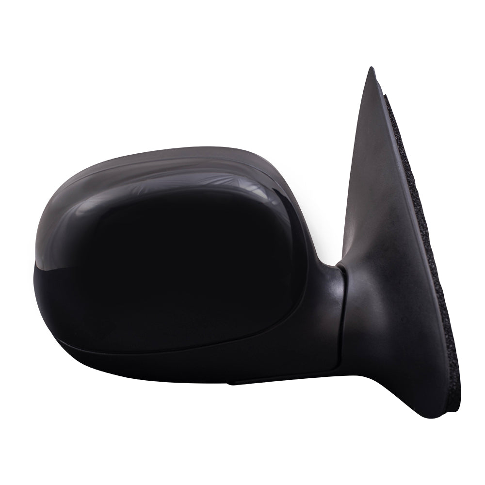 Brock Aftermarket Replacement Pair of Power Mirrors Paint To Match Black Without Heat-Signal With Adapter  Compatible With 1997-2003 Ford F-150 Standard Cab/Extended Cab -  Does Not Fit SuperCrew