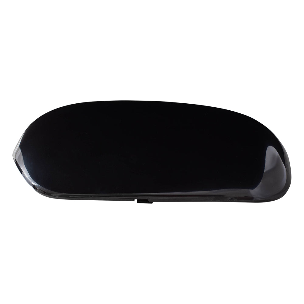 Brock Replacement Driver Side Power Mirror Paint to Match Black without Heat Compatible with 1998-2008 Crown Victoria & 1998-2008 Grand Marquis