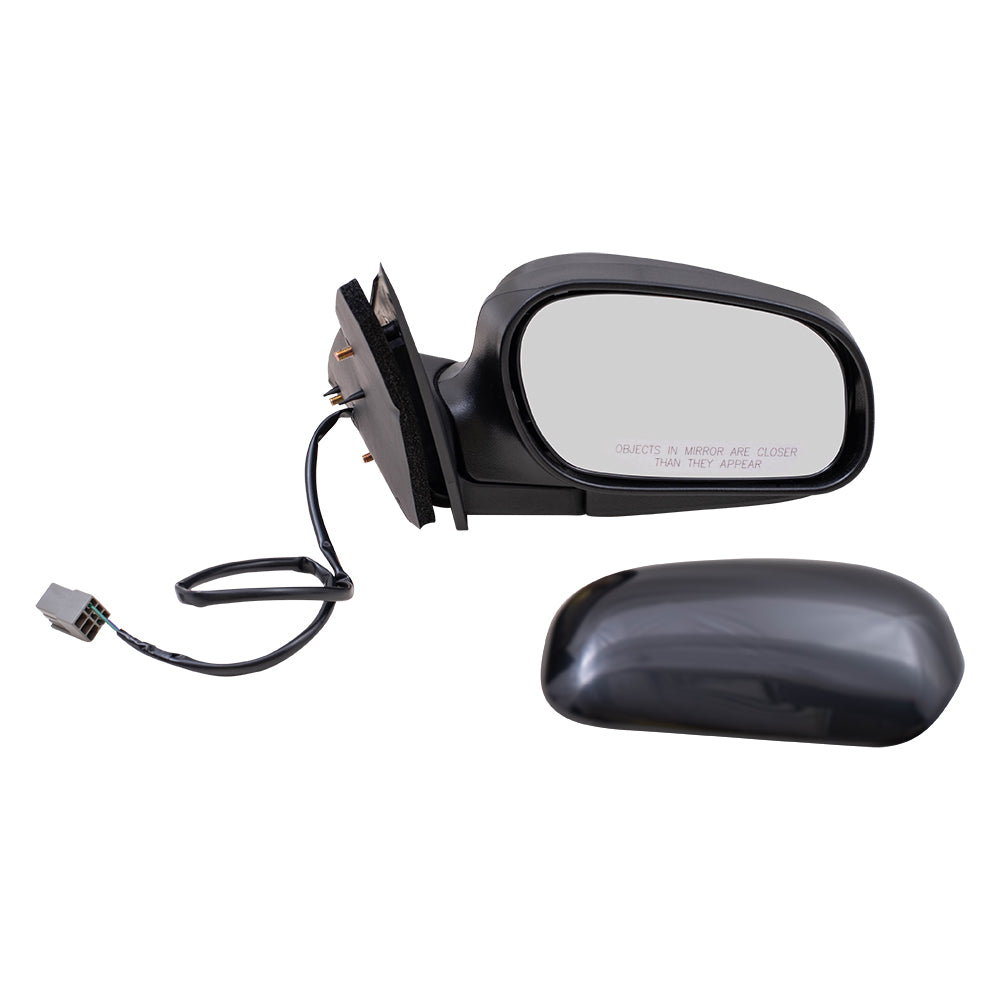 Brock Replacement Passenger Side Power Mirror Paint to Match Black without Heat Compatible with 1998-2008 Crown Victoria & 1998-2008 Grand Marquis