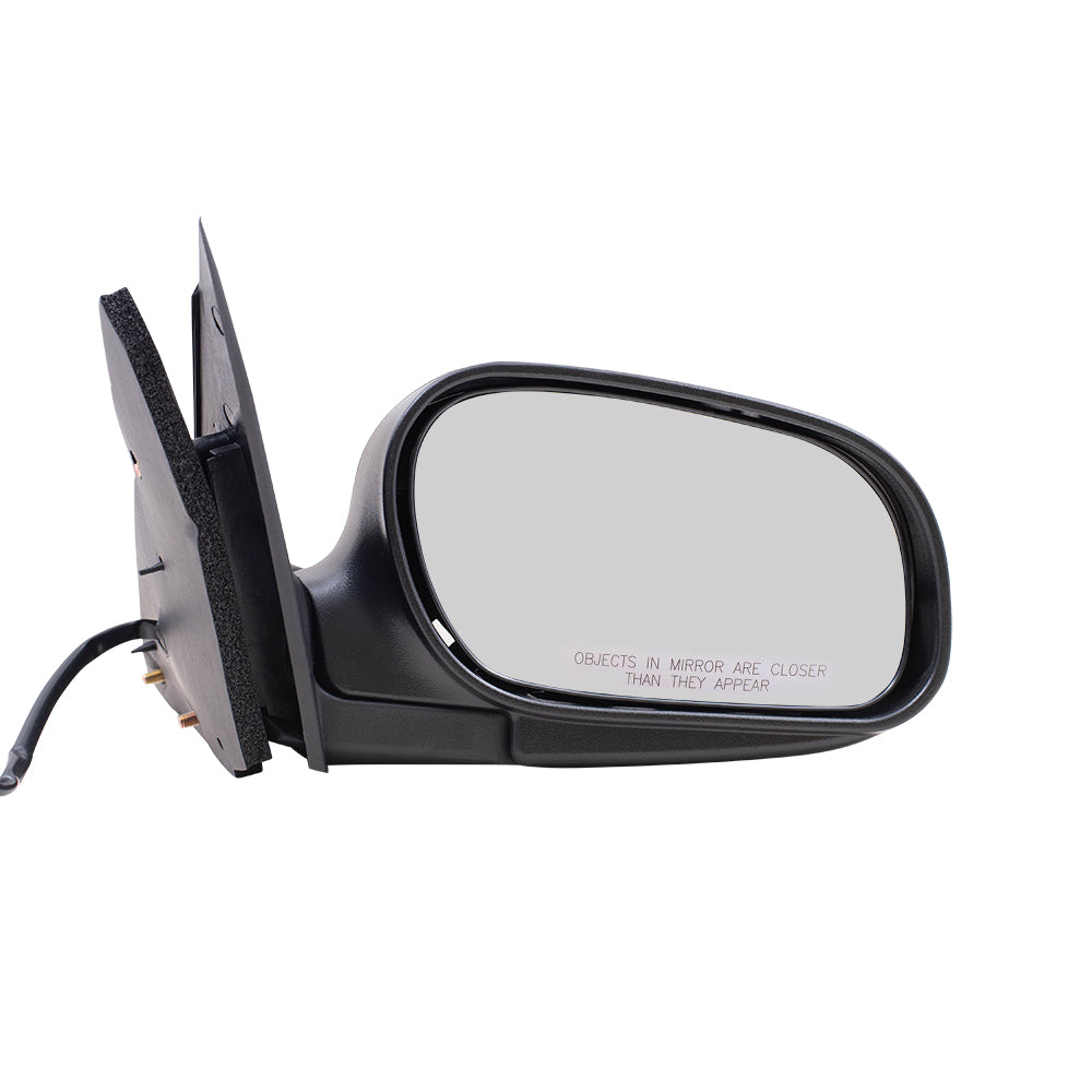 Brock Replacement Passenger Side Power Mirror Paint to Match Black without Heat Compatible with 1998-2008 Crown Victoria & 1998-2008 Grand Marquis