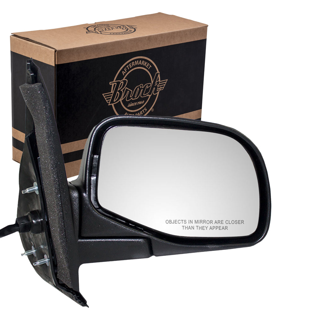 Replacement Passengers Power Side View Mirror Compatible with 1995-2001 Explorer 4 Door F5TZ 17682 B