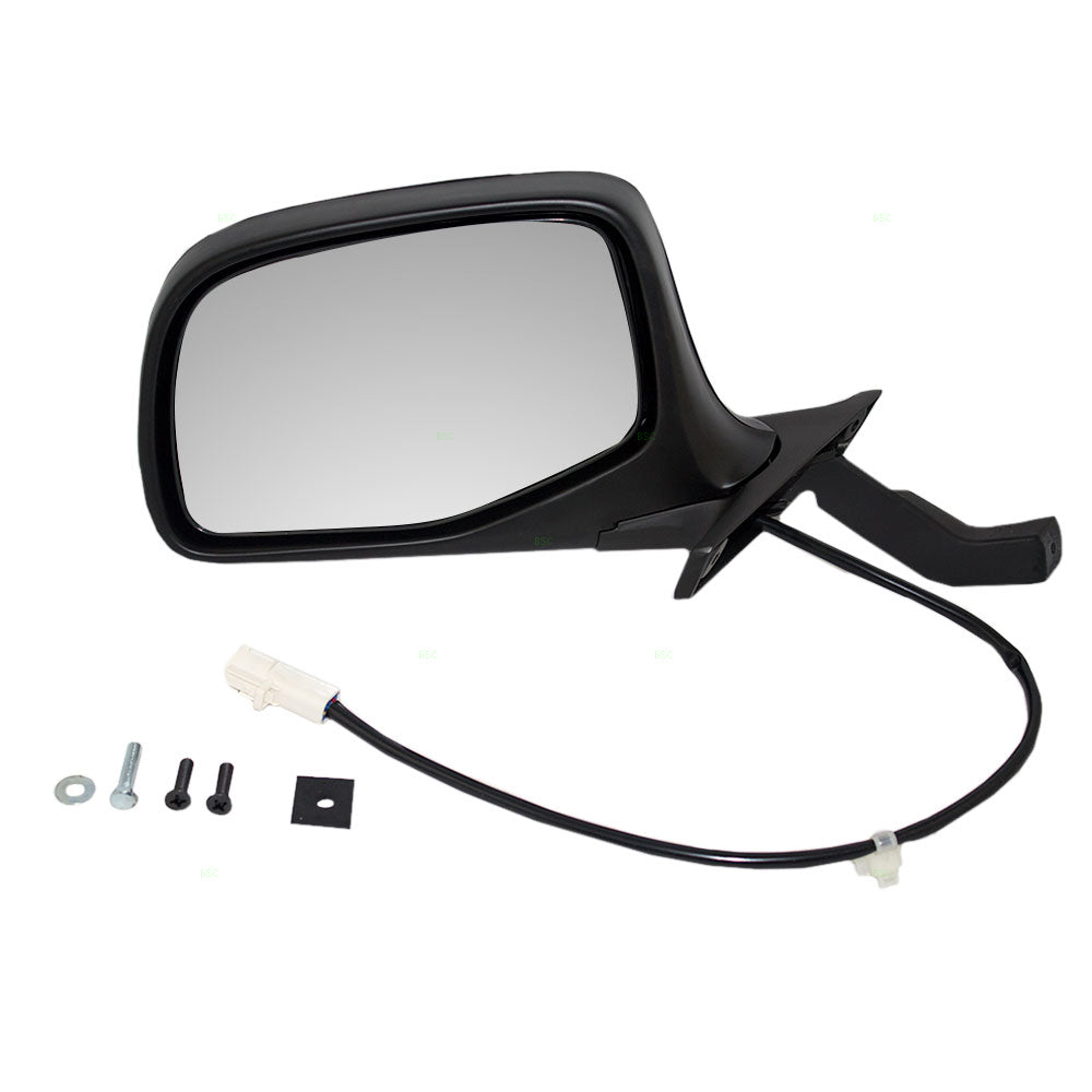 Replacement Driver Power Side View Mirror Paddle Type Ready-to-Paint Compatible with 1992-1996 F150 Pickup Truck F5TZ17683E