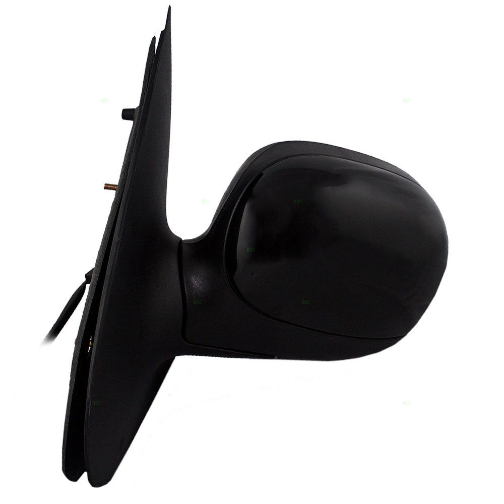 Brock Replacement Driver Side Power Mirror Paint to Match Black without Heat, Signal or Memory with Adapter Compatible with 1997-2002 Expedition/ 1998-1999 Navigator/ 2001-2003 F-150 Crew Cab