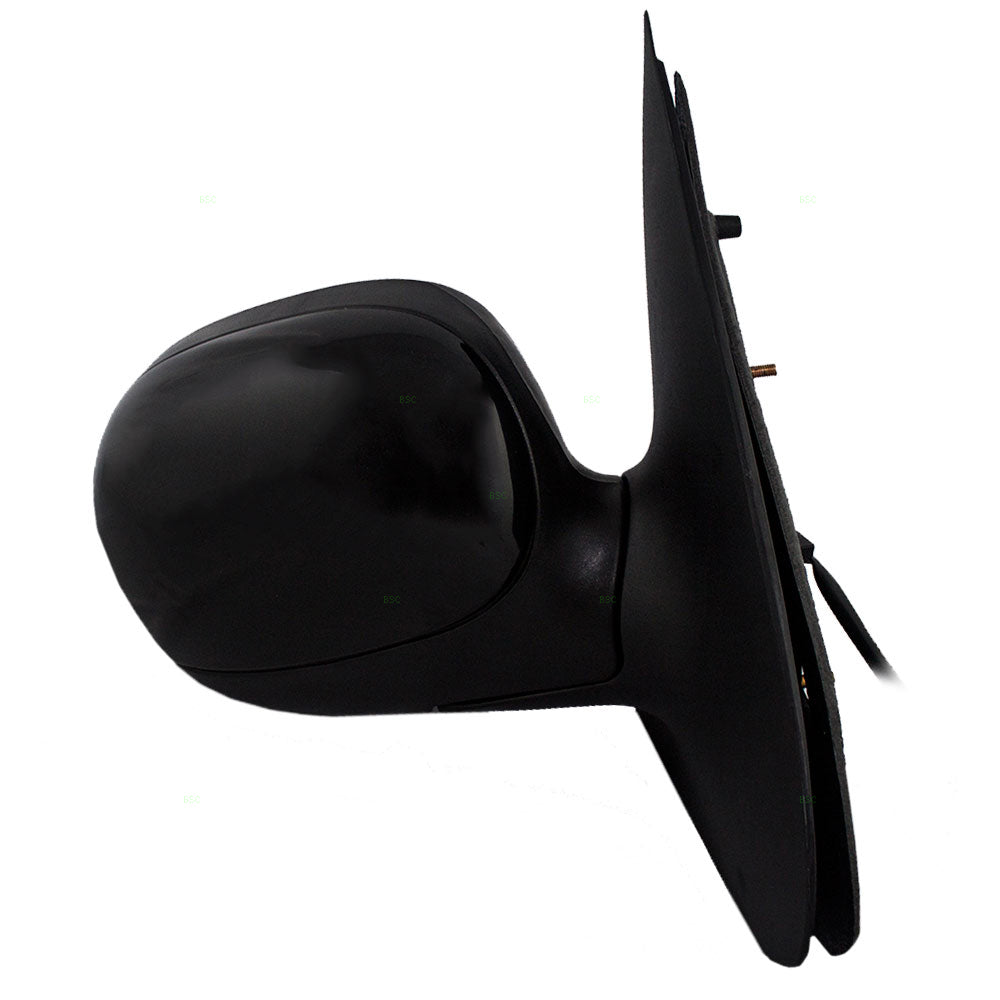 Brock Replacement Passenger Side Power Mirror Paint to Match Black W/O Heat, Signal or Memory with Adapter Compatible with 1997-2002 Expedition/ 1998-1999 Navigator/ 2001-2003 F-150 Crew Cab