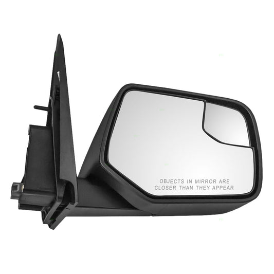 Brock Replacement Passenger Side Power Mirror Textured Black without Heat with Blind Spot Glass and Manual Folding Compatible with 2008-2012 Escape/Hybrid & 2008-2011 Mariner/Hybrid