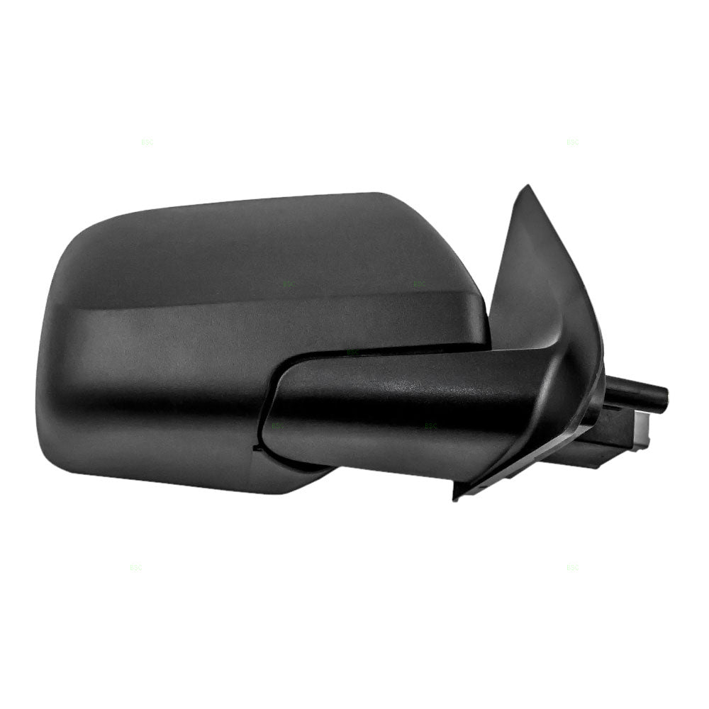 Brock Replacement Passenger Side Power Mirror Textured Black without Heat with Blind Spot Glass and Manual Folding Compatible with 2008-2012 Escape/Hybrid & 2008-2011 Mariner/Hybrid