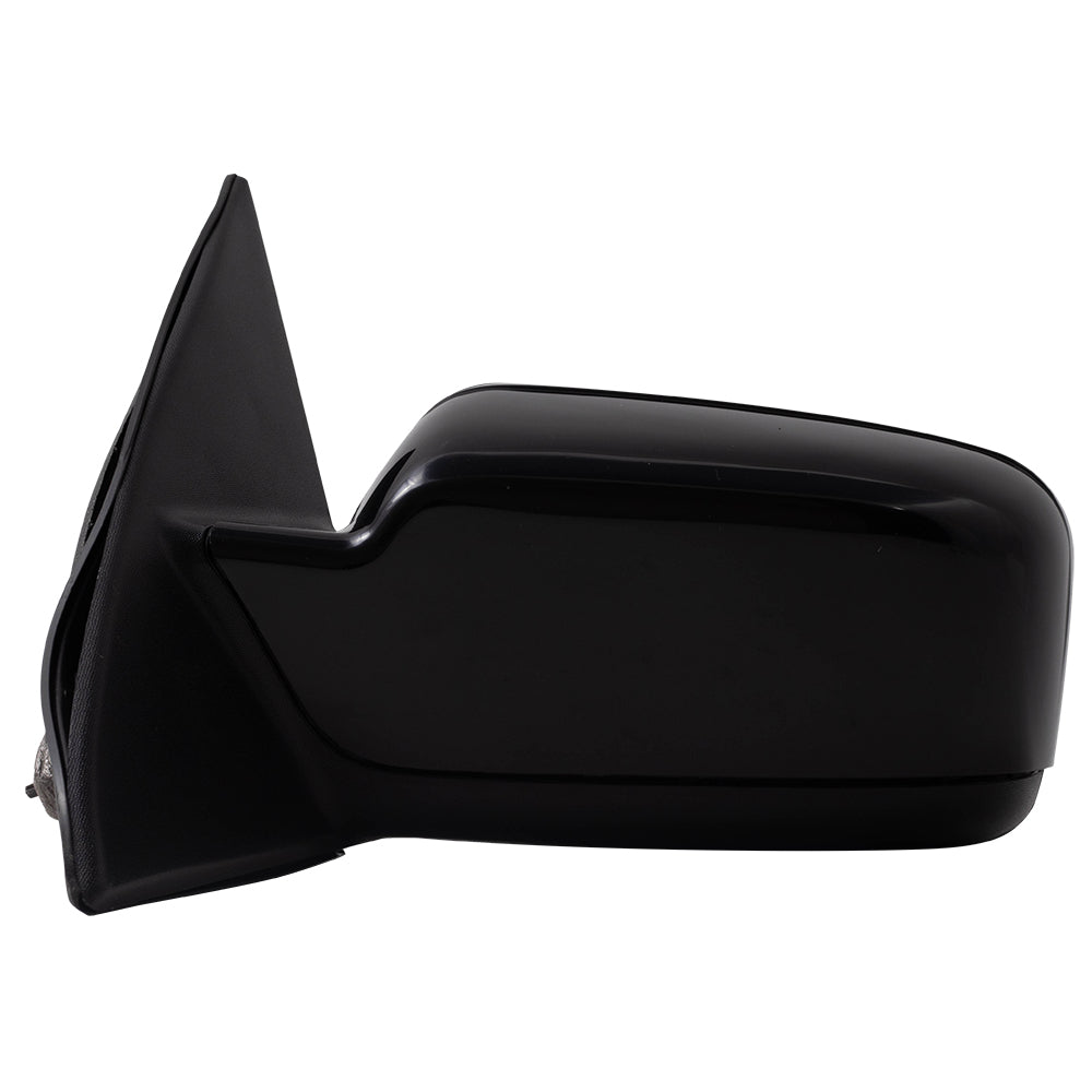 Brock Aftermarket Replacement Part Driver Side Power Mirror Paint to Match Black with Heat without Puddle Light-Blind Spot Information System Compatible with 2011-2012 Ford Fusion