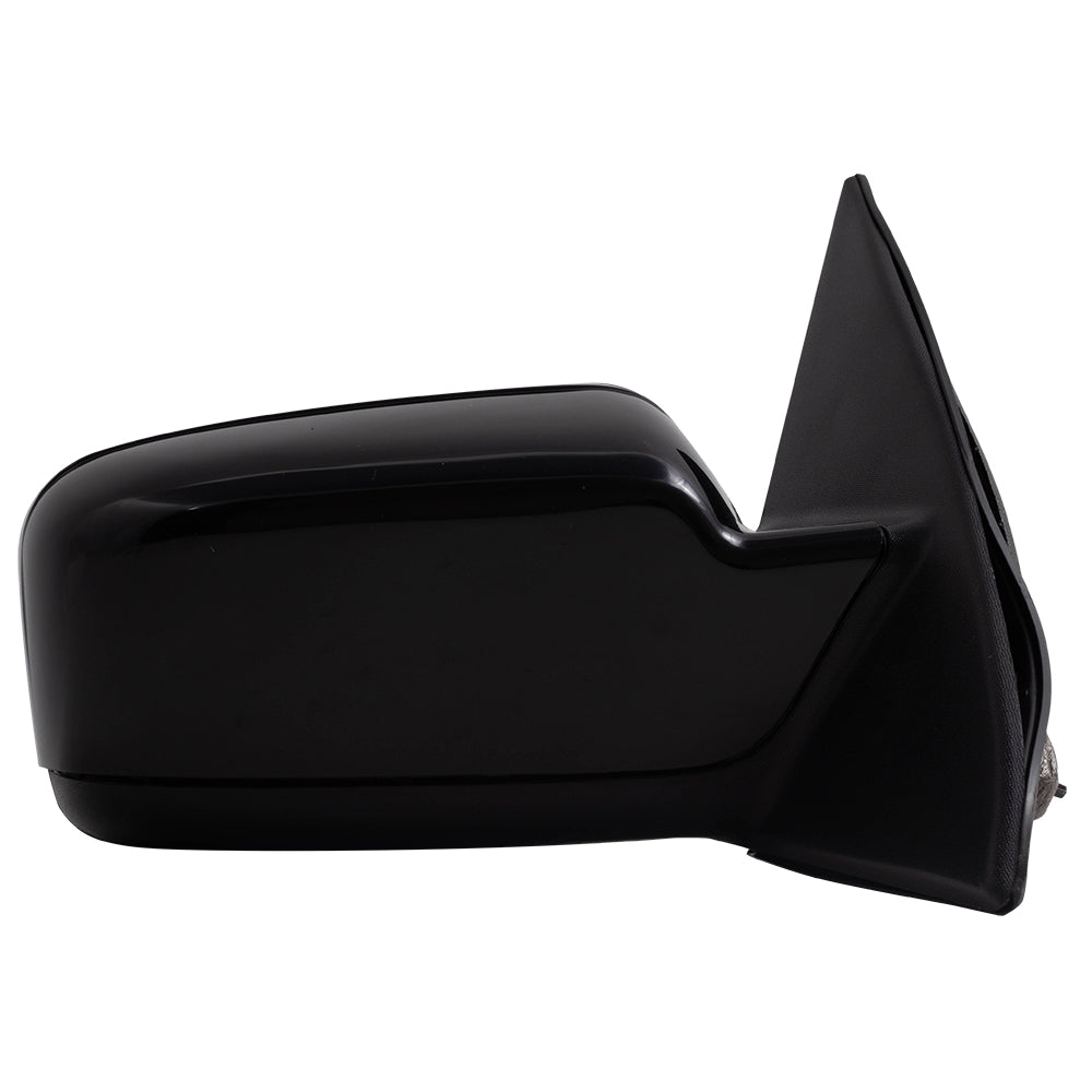 Brock Aftermarket Replacement Passenger Right Power Mirror Paint to Match Black with Heat without Puddle Light-Blind Spot Information System Compatible with 2011-2012 Ford Fusion