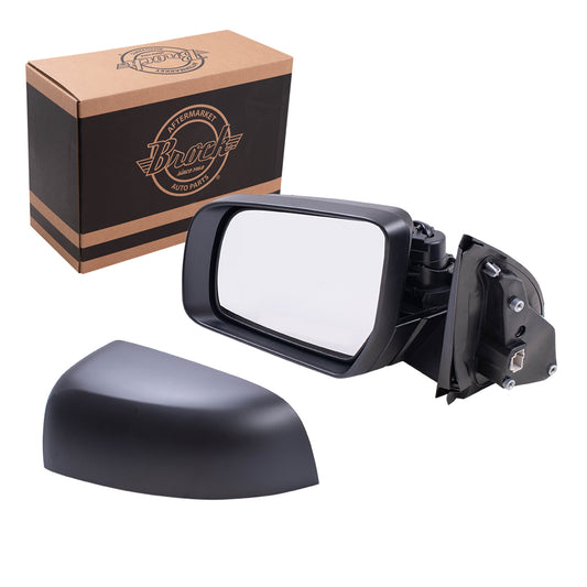 Brock Replacement Driver Side Power Mirror Power Folding OEM Substitute Compatible with 19-20 Ranger