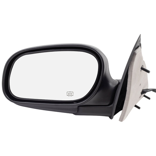 Brock Aftermarket Replacement Driver Left Power Mirror Paint to Match Black with Heat Compatible with 2009-2011 Ford Crown Victoria