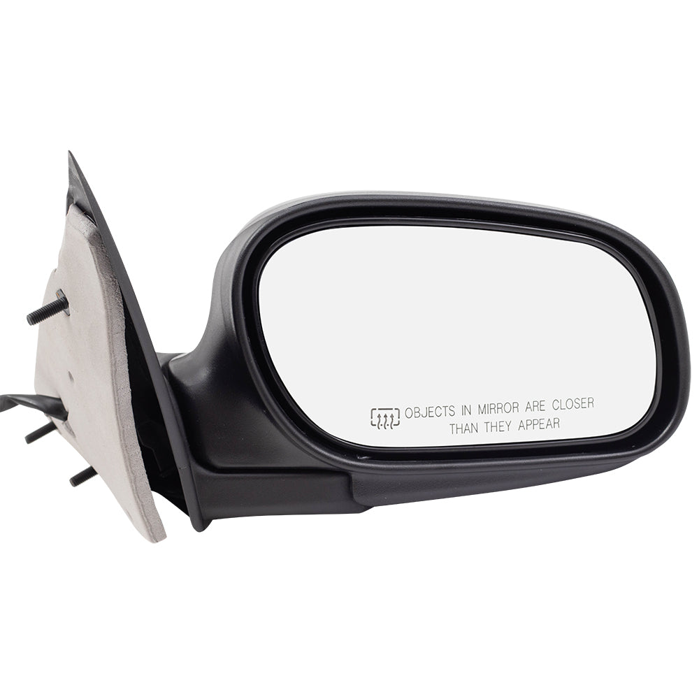 Brock Aftermarket Replacement Passenger Right Power Mirror Paint to Match Black with Heat Compatible with 2009-2011 Ford Crown Victoria