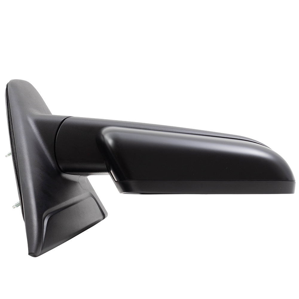 Brock Replacement Driver and Passenger Side Pedestal Type Power Mirrors Paint to Match Black with Heat, Signal, Memory, Reflector and Manual Folding Compatible with 2009-2014 F-150