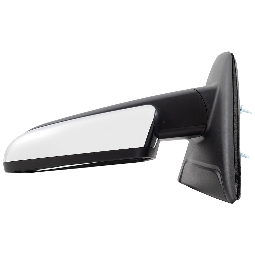 Brock Replacement Driver Side Pedestal Type Power Mirror with Heat, Signal, Memory, Reflector, Spotter Glass and Manual Folding without Puddle Light or Auto Dim Compatible with 2009-2014 F-150